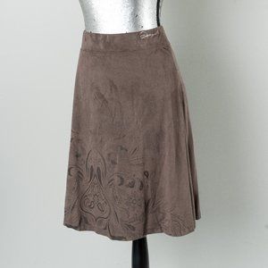 NWOT Desigual faux suede skirt - XL ( size 12)
